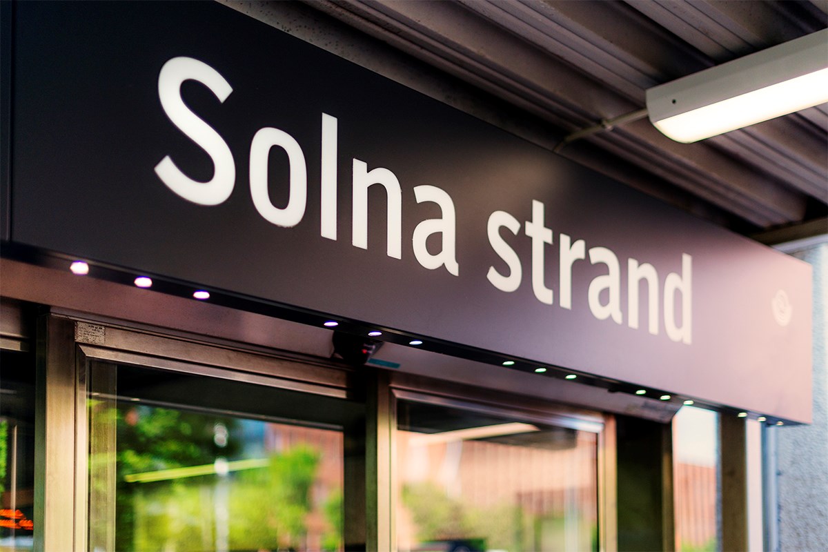 Tunnelbana Solna strand
