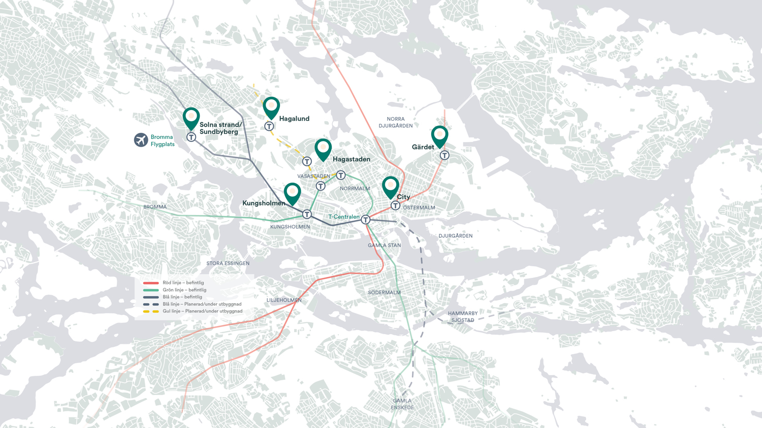 Our areas - Humlegården Fastigheter AB